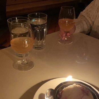 Bar Vendetta - gorgeous little birthday ice cream moment + our delicious orange wine - Italian Near Me - Toronto, Ontario Bar Vendetta - gorgeous little birthday ice cream moment + our delicious orange wine - Italian Near Me - Toronto, Ontario