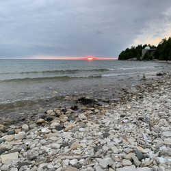 Gorgeous red sunset.