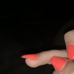 Left over paint all over my nails Left over paint all over my nails