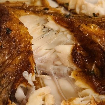 Barrachina - This is the dry over cook fish. - Seafood Near Me - San Juan, Puerto Rico Barrachina - This is the dry over cook fish. - Seafood Near Me - San Juan, Puerto Rico
