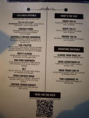 Menu photo 5 Nick's Pub Saint Louis, MO