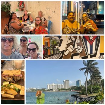 THE CAVE , CUBAN RESTAURANT - Top left is us at the cave in Old San Juan. Bottom left is my delicious food - Spanish Near Me - San Juan, Puerto Rico THE CAVE , CUBAN RESTAURANT - Top left is us at the cave in Old San Juan. Bottom left is my delicious food - Spanish Near Me - San Juan, Puerto Rico