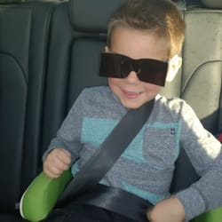 Puyallup Vision Source - Colby rocking his cool shades they give you after dilating your eyes:)