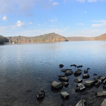 Salt Fork State Park - Panoramic from the edge of the lake by the cabins. - Boating Near Me - Lore City, Ohio