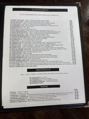 Menu photo 2 El Tejano Mexican New Braunfels, TX Menu photo 2 El Tejano Mexican New Braunfels, TX