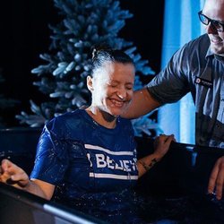 Discover Life Church - Young and old are being baptized in water weekly