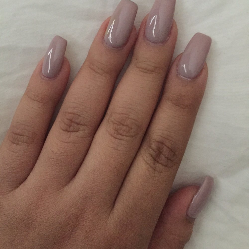 Sapa Nails - Full set w/ gel - Coffin Style by Kim! $50. Color is #444. - Nail Salons Near Me - San Antonio, Texas Sapa Nails - Full set w/ gel - Coffin Style by Kim! $50. Color is #444. - Nail Salons Near Me - San Antonio, Texas