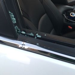 Mountain View Auto Glass - Before getting fixed