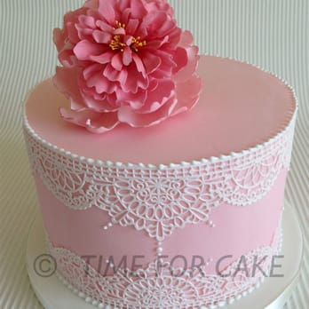 Time for Cake - Victoriana wedding cake - with sugar peony - can be used for any other occasion - Cupcakes Near Me - Glasgow, GLG