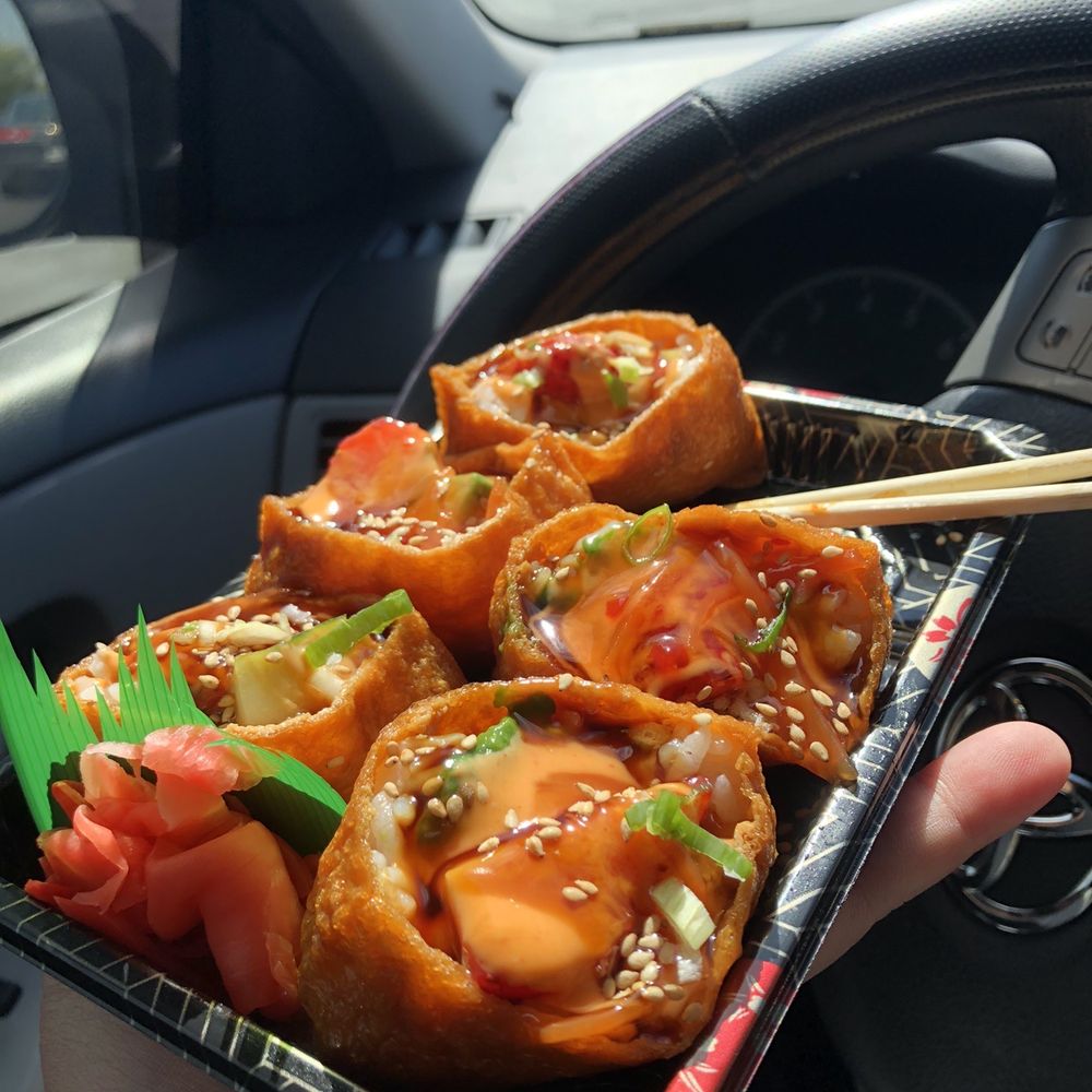 Fleurichi Express Sushi - Sweet Shrimp Inari (6 Pieces) - Sushi Bars Near Me - Clovis, California