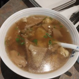 Wonton & stewed beef noodle soup Wonton & stewed beef noodle soup