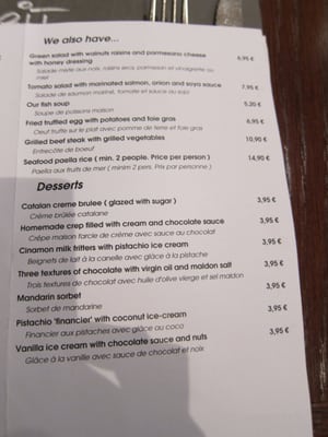 Menu photo 8 Lonja de Tapas Barcelona, B