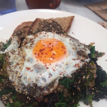 Seed Bakery - Lentil kale breakfast bowl for lunch! Delicious, fresh and satisfying. I'll be back! - Bakeries Near Me - Pasadena, California Seed Bakery - Lentil kale breakfast bowl for lunch! Delicious, fresh and satisfying. I'll be back! - Bakeries Near Me - Pasadena, California