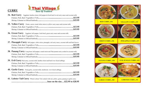 Menu photo 7 Thai Village Waipahu, HI Menu photo 7 Thai Village Waipahu, HI