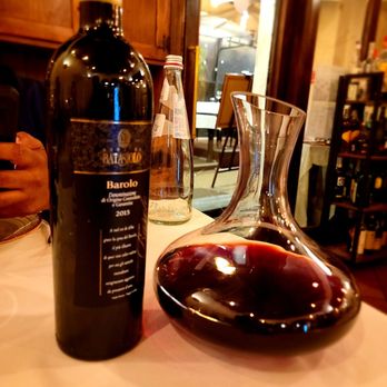 Ristorante Clavdia - Barolo wine transferred in a decanter - Roman Near Me - Rome, RM Ristorante Clavdia - Barolo wine transferred in a decanter - Roman Near Me - Rome, RM