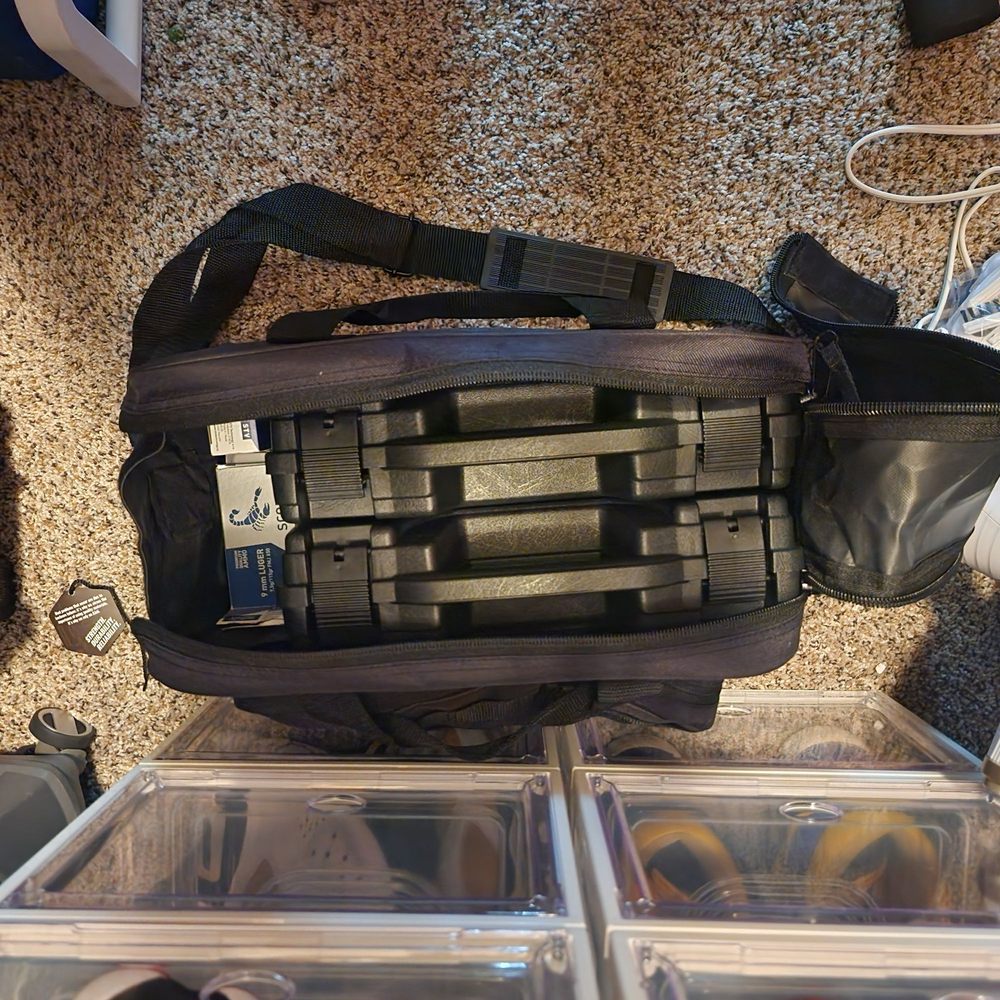 Pistol Case and Range Bag from big 5 Pistol Case and Range Bag from big 5