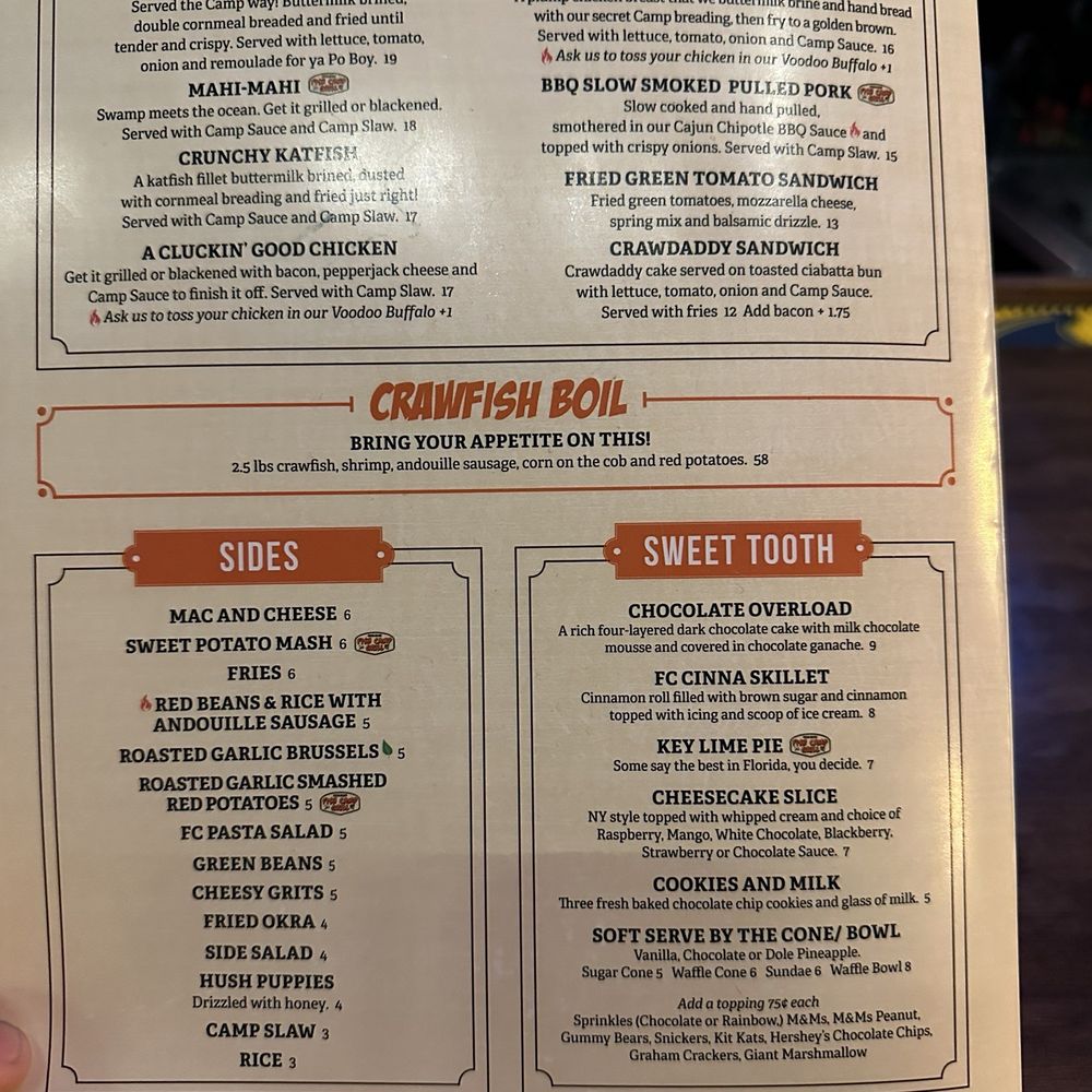 Cocoa Beach Fish Camp Grill - Menu - New American Near Me - Cocoa Beach, Florida Cocoa Beach Fish Camp Grill - Menu - New American Near Me - Cocoa Beach, Florida