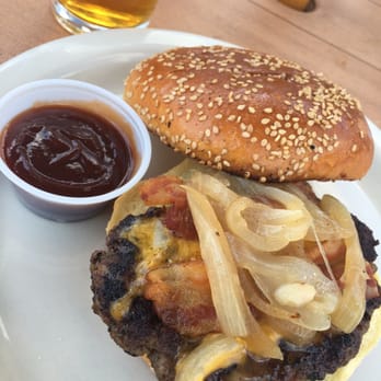 Mish Mosh - Sweet bourbon BBQ burger! Hand packed patty, great flavor! - New American Near Me - Solon, Ohio