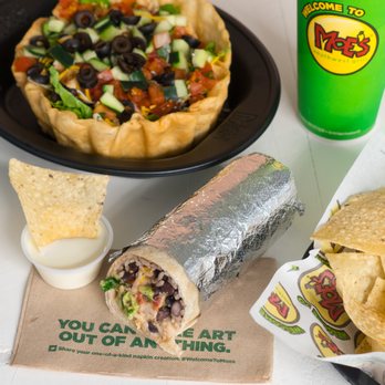 Moe's Southwest Grill - a burrito, chips and a drink - Mexican Near Me - Champaign, Illinois