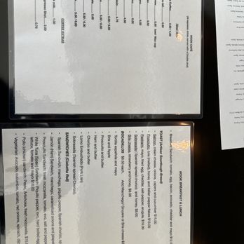 Nook - Breakfast / coffee menu - Coffee & Tea Near Me - San Francisco, California