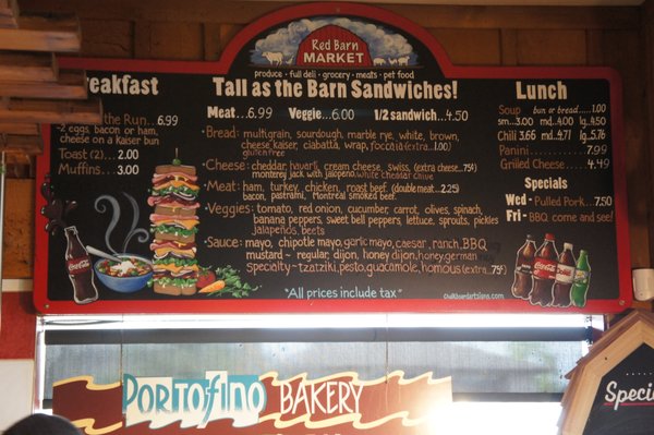 Menu photo 1 Red Barn Market Victoria, BC Menu photo 1 Red Barn Market Victoria, BC