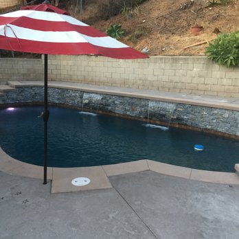 Franco Pool Plastering - early evening after pic - Pool & Hot Tub Service Near Me - Pico Rivera, California