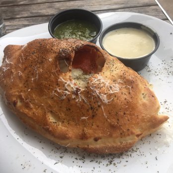 Sauce on the Side - Fatty B with pesto and queso sauce - Italian Near Me - Clayton, Missouri