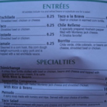 Sinaloa Cafe - take out menu - Bars Near Me - Morgan Hill, California Sinaloa Cafe - take out menu - Bars Near Me - Morgan Hill, California