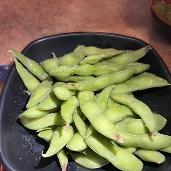 Osakaya Restaurant - Edamame "salted" (it's just sprinkled on top, the bottom was just a regular edamame) - Ramen Near Me - San Francisco, California Osakaya Restaurant - Edamame "salted" (it's just sprinkled on top, the bottom was just a regular edamame) - Ramen Near Me - San Francisco, California