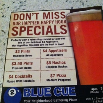 Blue Cue - Hh menu 12/12/2013 - New American Near Me - Sacramento, California Blue Cue - Hh menu 12/12/2013 - New American Near Me - Sacramento, California