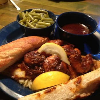 Cherry Creek Catfish - Shrimp and catfish dinner plate &12 - Seafood Near Me - Austin, Texas