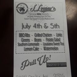 J Looney's - Dinners Available