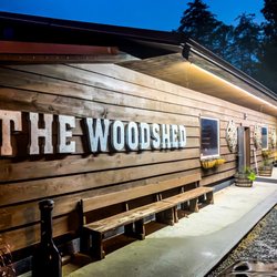 The Woodshed - Parking lot view. You won't see it from the street.