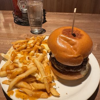 The Refuge - Brie Burger with Poutine fries - Burgers Near Me - San Mateo, California