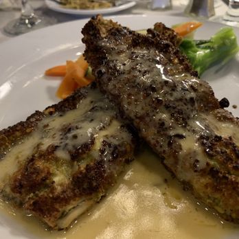 The Davenport Press - Pistachio Crusted Trout - Seafood Near Me - Mineola, New York The Davenport Press - Pistachio Crusted Trout - Seafood Near Me - Mineola, New York