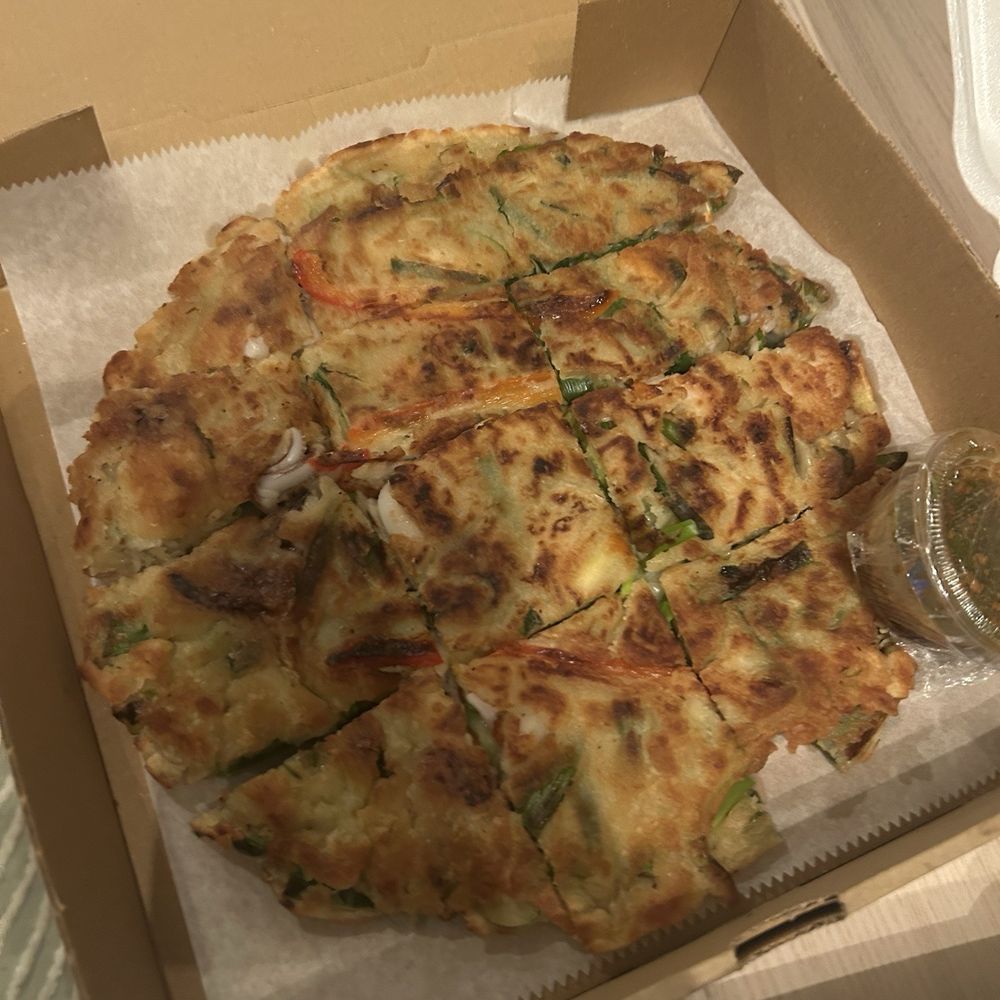 Seafood pancake Seafood pancake