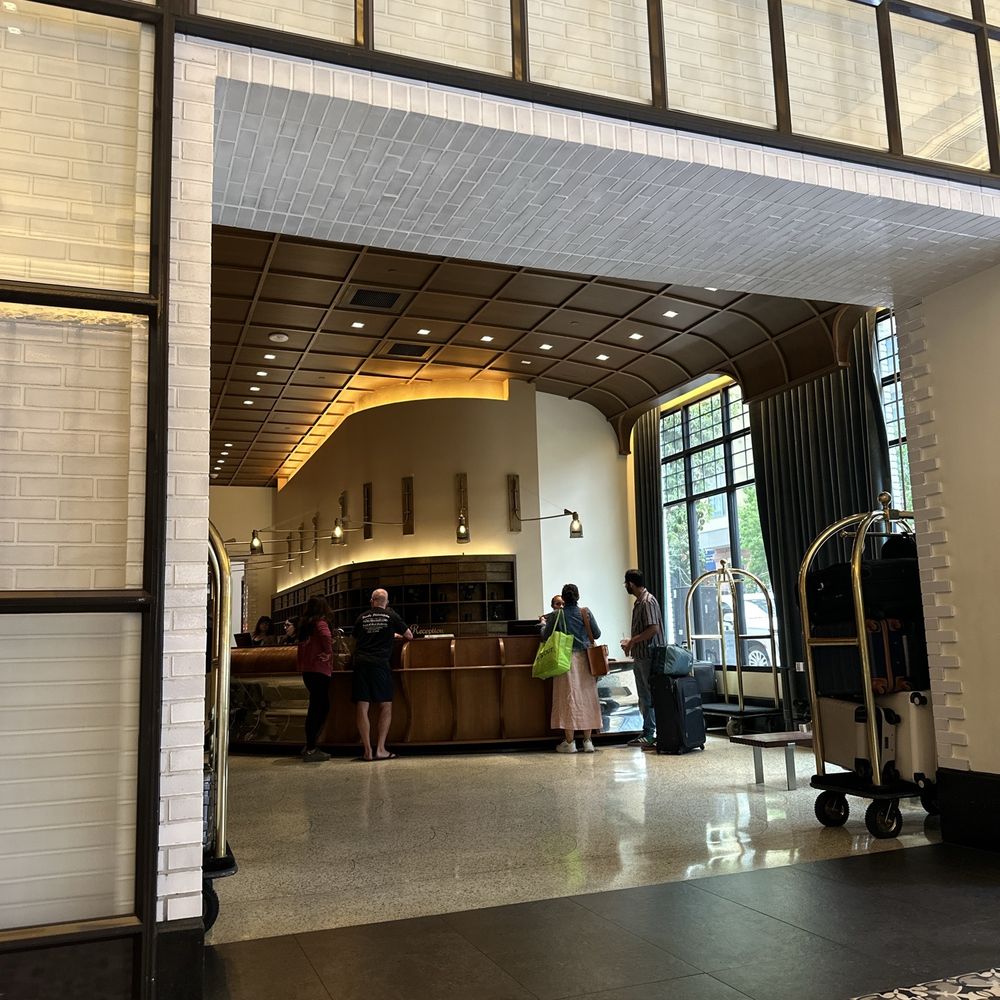 Check in area Check in area