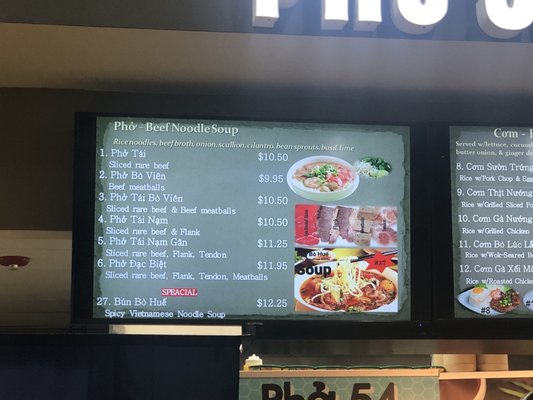 Menu photo 3 Pho 54 Orlando, FL