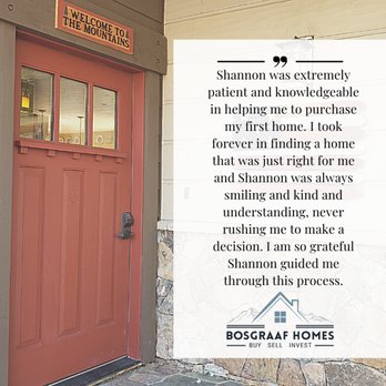 Bosgraaf Homes - Listen to what our fabulous clients have to say about working with Shannon Bosgraaf as their Realtor. - Real Estate Services Near Me - Breckenridge, Colorado