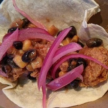 Bargarita - Fried shrimp taco once I put it together - Tacos Near Me - Charlotte, North Carolina