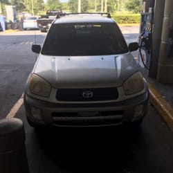 7-Eleven - My car sitting in their pump/parking spots.