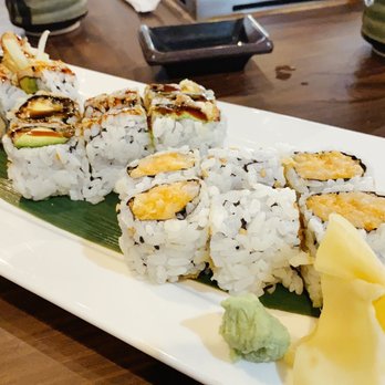 Ichiro Japanese - Shrimp tempura, eel avocado, and spicy white tuna rolls - Japanese Near Me - Geneva, New York Ichiro Japanese - Shrimp tempura, eel avocado, and spicy white tuna rolls - Japanese Near Me - Geneva, New York