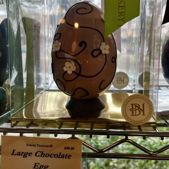 Bakery Nouveau - Large chocolate Easter egg with chocolates inside. - Bakeries Near Me - Seattle, Washington Bakery Nouveau - Large chocolate Easter egg with chocolates inside. - Bakeries Near Me - Seattle, Washington