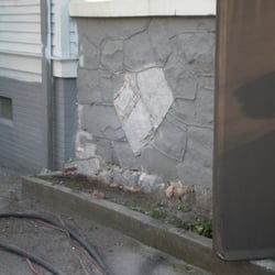 OceanB1, LLC - Sandblast Granite to remove paint from Stone