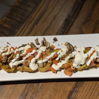 Zeke's Kitchen & Bar - Plantain nachos - New American Near Me - Smyrna, Georgia