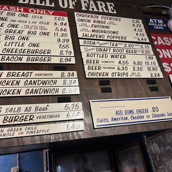 The Chuck Box - The best menu - Bring cash or use their ATMs. - Burgers Near Me - Tempe, Arizona The Chuck Box - The best menu - Bring cash or use their ATMs. - Burgers Near Me - Tempe, Arizona