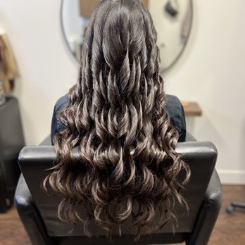 Natasha Aquino - AFTER - curls lasted until the next day - Hair Stylists Near Me - Burbank, California Natasha Aquino - AFTER - curls lasted until the next day - Hair Stylists Near Me - Burbank, California