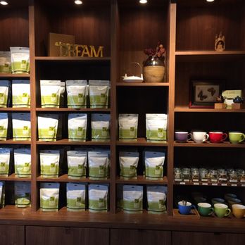 ZenCha Tea Cafe - Wall of tea not all of them. - Bubble Tea Near Me - Bexley, Ohio