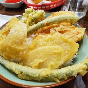 Happy Garden - Vegetable tempura donburi - Japanese Near Me - Escalon, California Happy Garden - Vegetable tempura donburi - Japanese Near Me - Escalon, California
