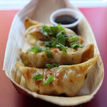 Isling Chow - three dumplings in a paper boat - Asian Fusion Near Me - Bigfork, Montana